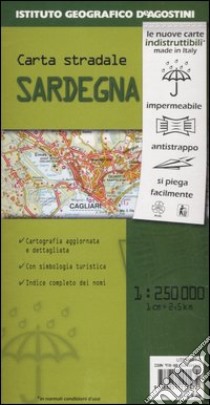 Sardegna 1:250.000 libro