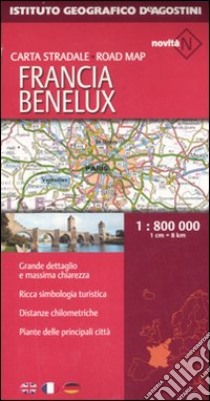 Francia, Benelux 1:800.000 libro