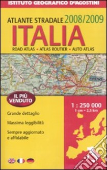 Atlante stradale Italia 1:250.000 2008-2009. Con CD-ROM libro