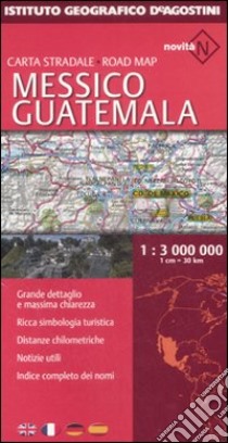 Messico; Guatemala 1:3.000.000 libro