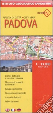 Padova 1:13.000 libro