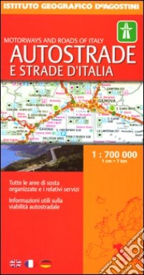 Autostrade e strade d'Italia 1:700.000 libro