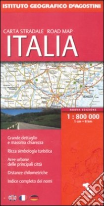 Italia 1:800 000 libro