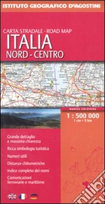 Italia. Nord-centro 1:500.000 libro