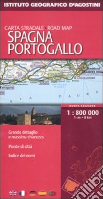 Spagna. Portogallo 1:800.000 libro