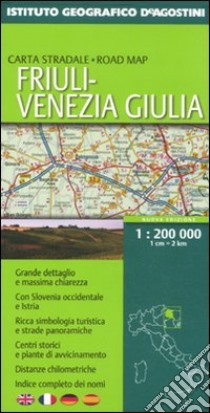 Friuli Venezia Giulia 1:200.000. Ediz. multilingue libro