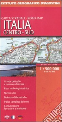 Italia. Centro-sud 1:500.000 libro