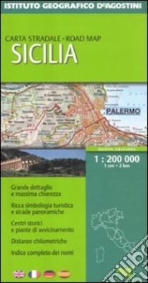 Sicilia 1:200.000 libro