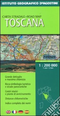 Toscana 1:200.000. Ediz. multilingue libro