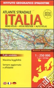 Atlante stradale Italia 1:250.000 2012-2013 libro