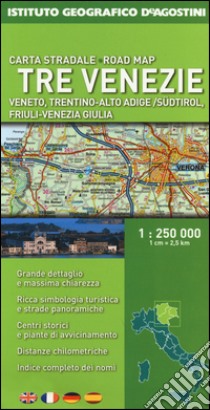 Tre Venezie 1:250.000 libro