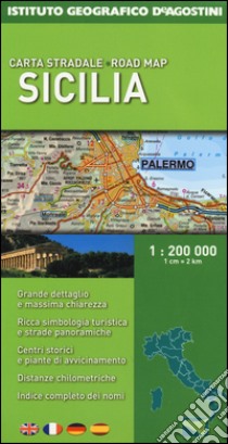 Sicilia 1:200.000 libro