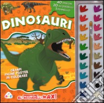 Dinosauri. Gli acquerelli maxi. Ediz. illustrata. Con gadget libro