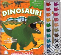 Dinosauri. Gli acquerelli maxi. Ediz. illustrata. Con gadget libro