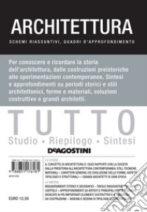 Tutto architettura. Schemi riassuntivi, quadri d'approfondimento libro di Tomei Marcello