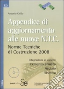 Appendice di aggiornamento alle nuove NTC. Norme tecniche di costruzione 2008. Con CD-ROM libro di Cirillo Antonio