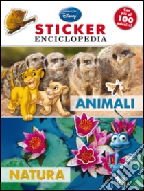 Animali, natura. Sticker enciclopedia libro