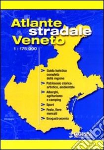 Atlante stradale Veneto 1:175.000 libro