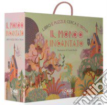 Il mondo incantato. Libro e puzzle cerca e trova. Ediz. a colori. Con puzzle. Con Poster libro di Bordin Claudia