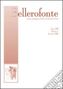 Bellerofonte libro di Vuoso G. (cur.)