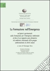 La formazione nell'emergenza. Un'ipotesi sperimentale sulla formazione per l'emergenza ambientale al fine di un rapporto auto-formativo... libro di Ambrosio Michele; Cecchi Elisabetta; Sica Giuseppe