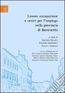 Lavoro, occupazione e centri per l'impiego nella provincia di Benevento libro di Natullo Gaetano; Realfonzo Riccardo; Santucci Rosario