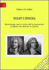 Wolff e Spinoza. Ricostruzione storico-critica dell'interpretazione wolffiana della filosofia di Spinoza libro di De Felice Federica