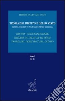 Teoria del diritto e dello Stato libro di Mangiameli Stelio; Melkevik Bjarne; Vari Massimo