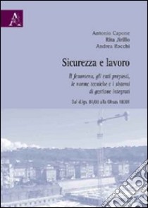 Sicurezza e lavoro. Il fenomeno, gli enti preposti, le norme tecniche e i sistemi di gestione integrati libro di Capone Antonio; Jirillo Rita; Rocchi Andrea