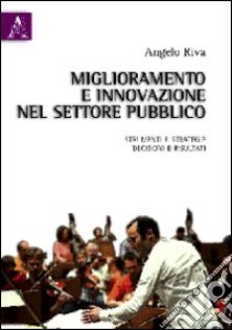 Miglioramento e innovazione nel settore pubblico. Strumenti e strategie, decisioni e risultati libro di Riva Angelo