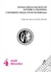 Annali della facoltà di lettere e filosofia dell'Università degli Studi di Perugia. Nuova serie (2005-2007). Vol. 41 libro di Pieretti Antonio