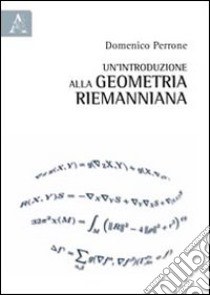 Un'introduzione alla geometria riemanniana libro di Perrone Domenico