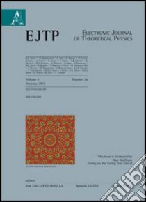 Electronic journal of theoretical physics. Vol. 26 libro di Licata I. (cur.); Lopez Bonilla J. L. (cur.); Sakaji A. J. (cur.)