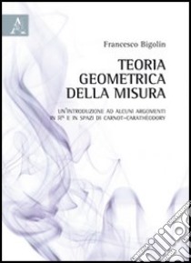 Teoria geometrica della misura libro di Bigolin Francesco