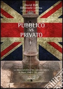 Pubblico vs privato. La privatizzazione del servizio idrico in Inghilterra e nel Galles libro di Hall David; Lobina Emanuele