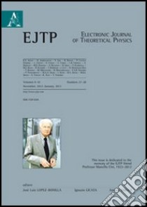 Electronic journal of theoretical physics vol. 9-10 libro di Licata I. (cur.)