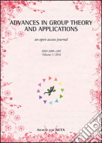 Advances in group theory and applications (2016). Vol. 1 libro di De Giovanni F. (cur.)