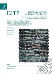 Electronic journal of theoretical physics. Vol. 10 libro di Licata I. (cur.); Sakaji A. J. (cur.)