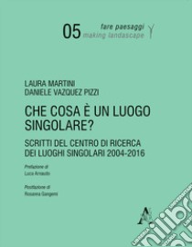 Che cosa è un luogo singolare? Scritti del Centro di Ricerca dei Luoghi Singolari (2004-2016) libro di Martini Laura; Vazquez Pizzi Daniele