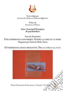 Un'esperienza senza progetto. Tra la cura e la «passe» libro di La Stella Luciana; Quesito Franco