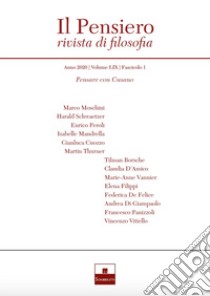 Il pensiero. Rivista di filosofia (2020). Vol. 1: Niccolò Cusano libro