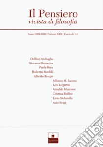 Il pensiero. Rivista di filosofia (1989-1990) libro