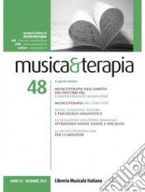 musica&terapia. Vol. 48 libro di Manarolo G. (cur.)