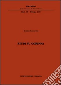 Studi su Corinna libro di Burzacchini G.