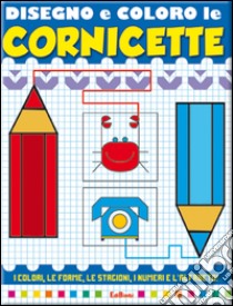 Disegno e coloro le cornicette libro