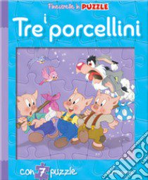 I tre porcellini. Finestrelle in puzzle. Ediz. a colori libro di Cernuschi Claudio