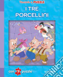 I tre porcellini. Finestrelle in puzzle. Ediz. a colori libro di Cernuschi Claudio