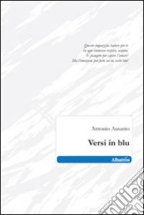 Versi in blu libro di Ausanio Antonio