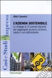 L'azienda sostenibile. Le strategie di 10 aziende industriali per raggiungere sicurezza sul lavoro, salute e cura dell'ambiente libro di Canonici Aldo