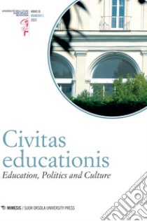 Civitas educationis. Education, politics and culture (2022). Vol. 1 libro